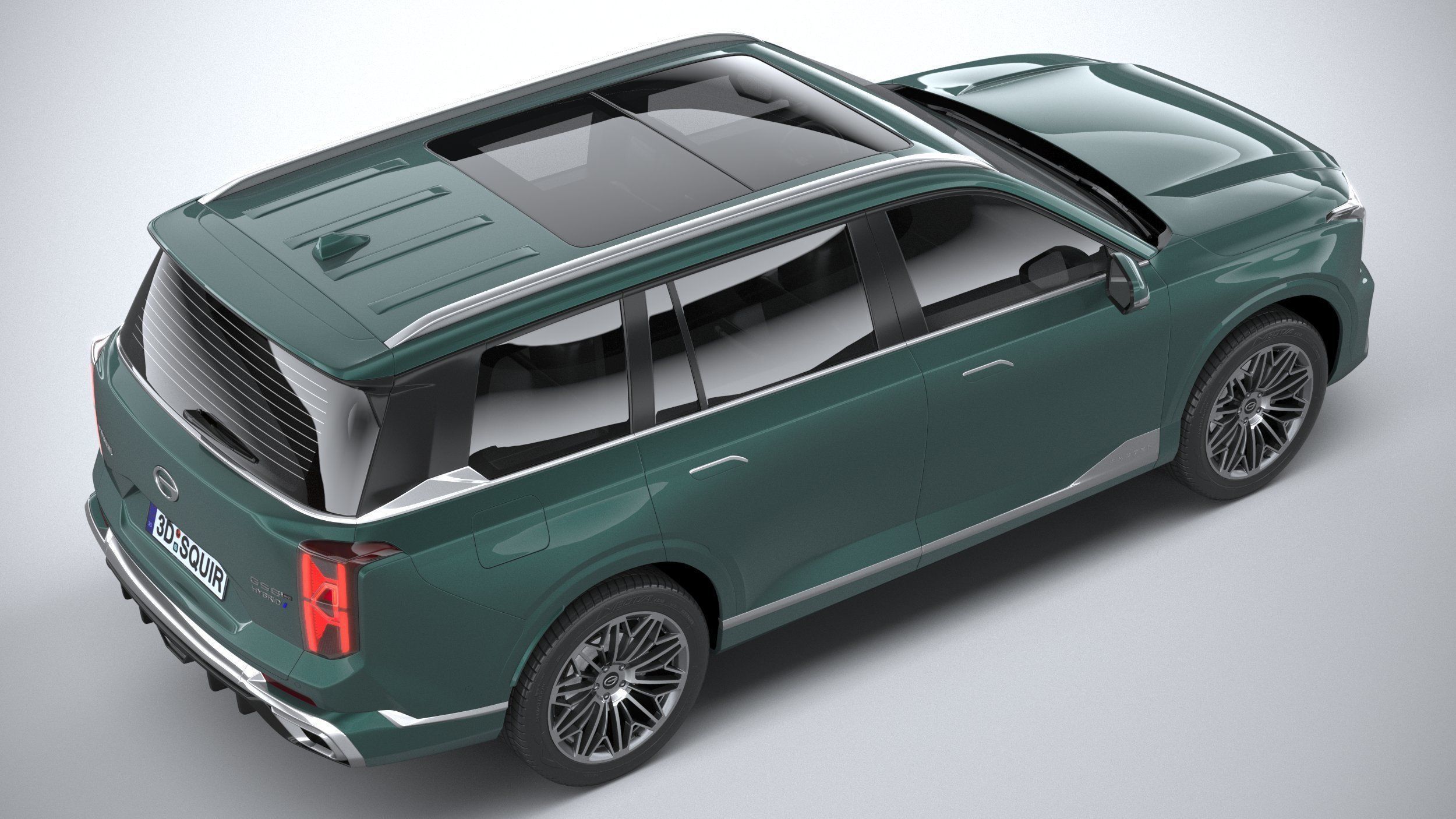 GAC Trumpchi GS8 Hybrid 2022 3D model_10