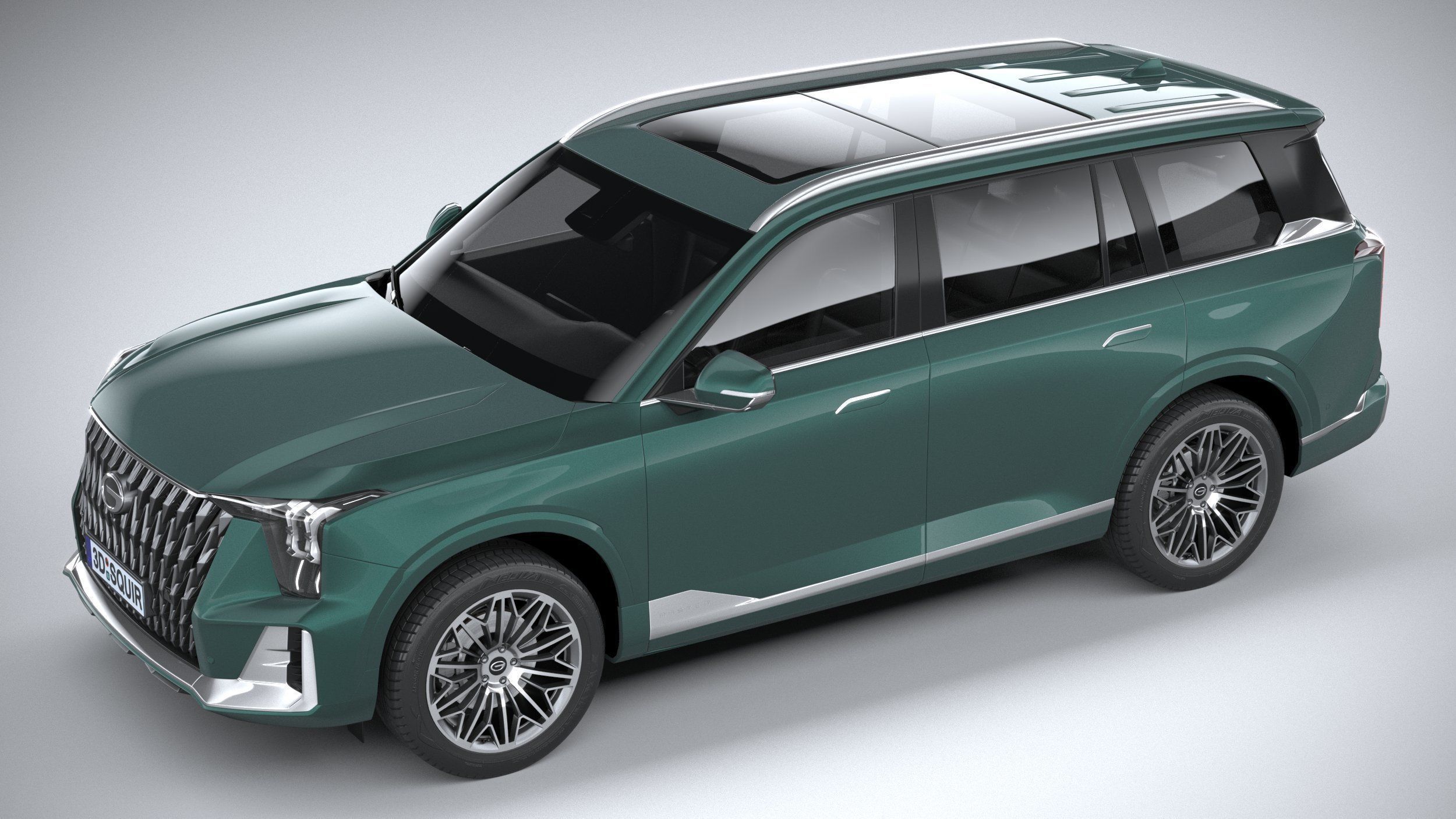 GAC Trumpchi GS8 Hybrid 2022 3D model_7