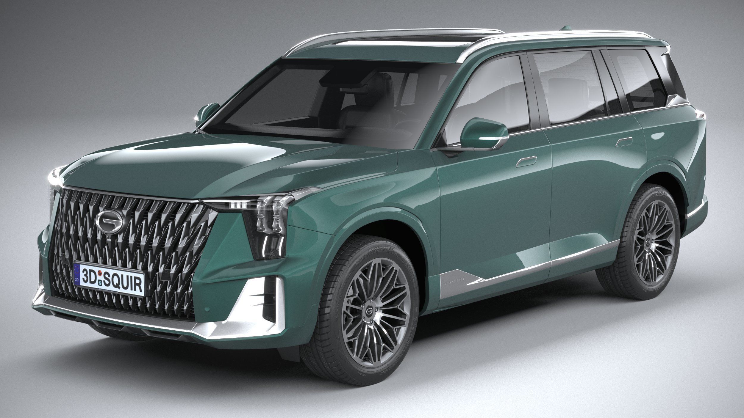 GAC Trumpchi GS8 Hybrid 2022 3D model_1