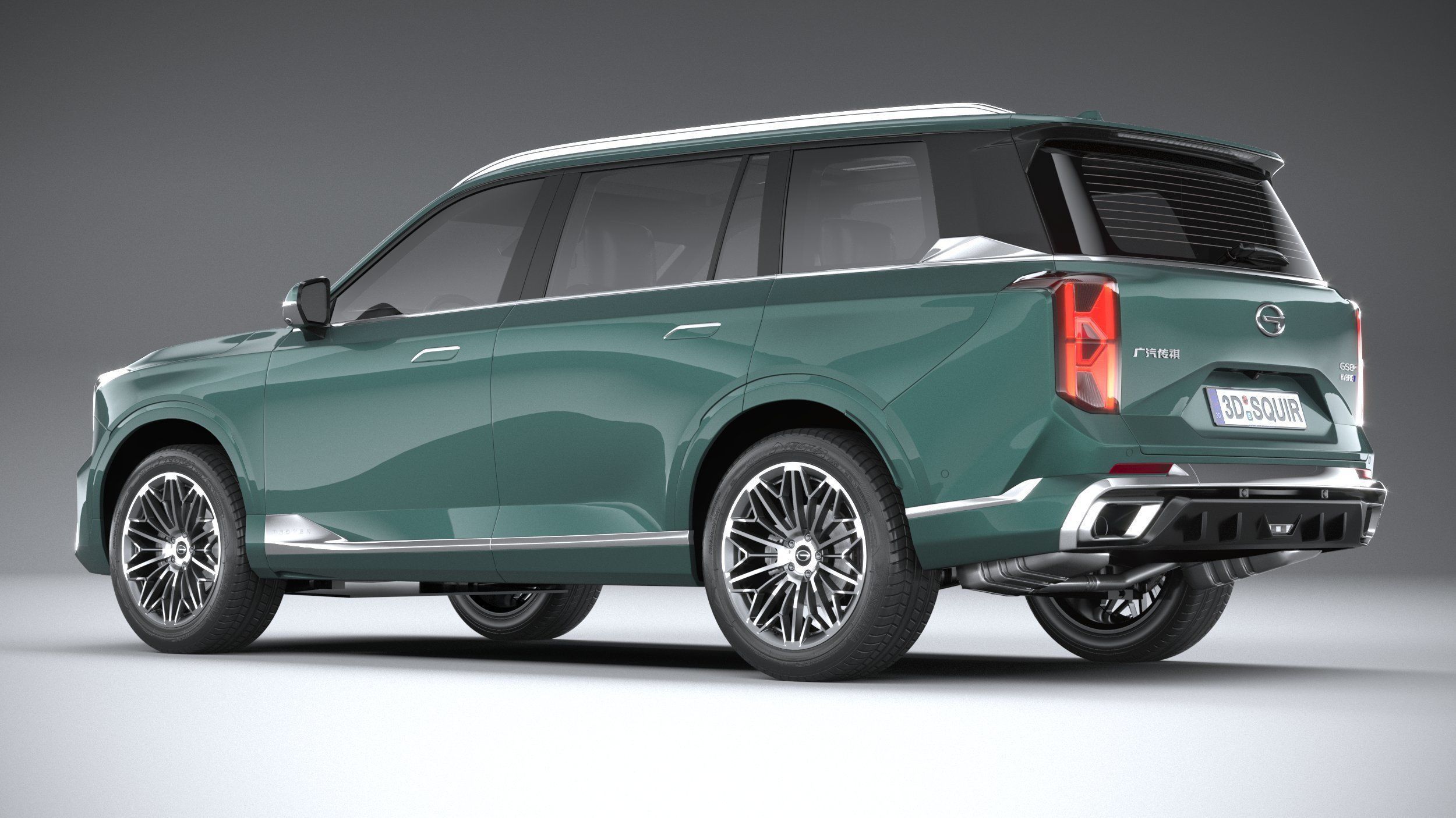 GAC Trumpchi GS8 Hybrid 2022 3D model_5