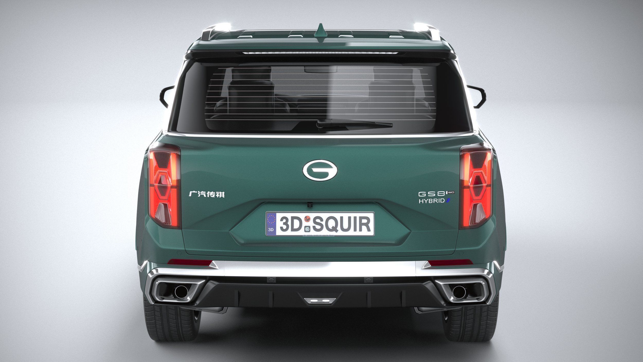 GAC Trumpchi GS8 Hybrid 2022 3D model_4