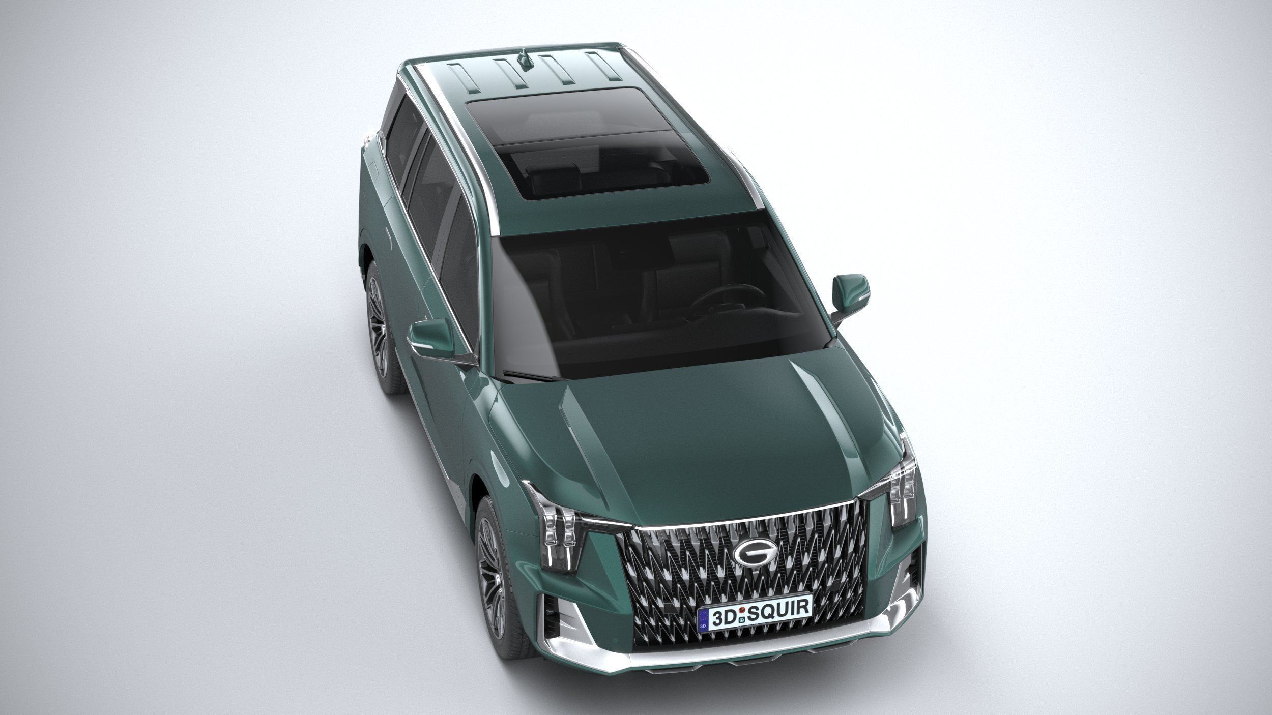 GAC Trumpchi GS8 Hybrid 2022 3D model_12