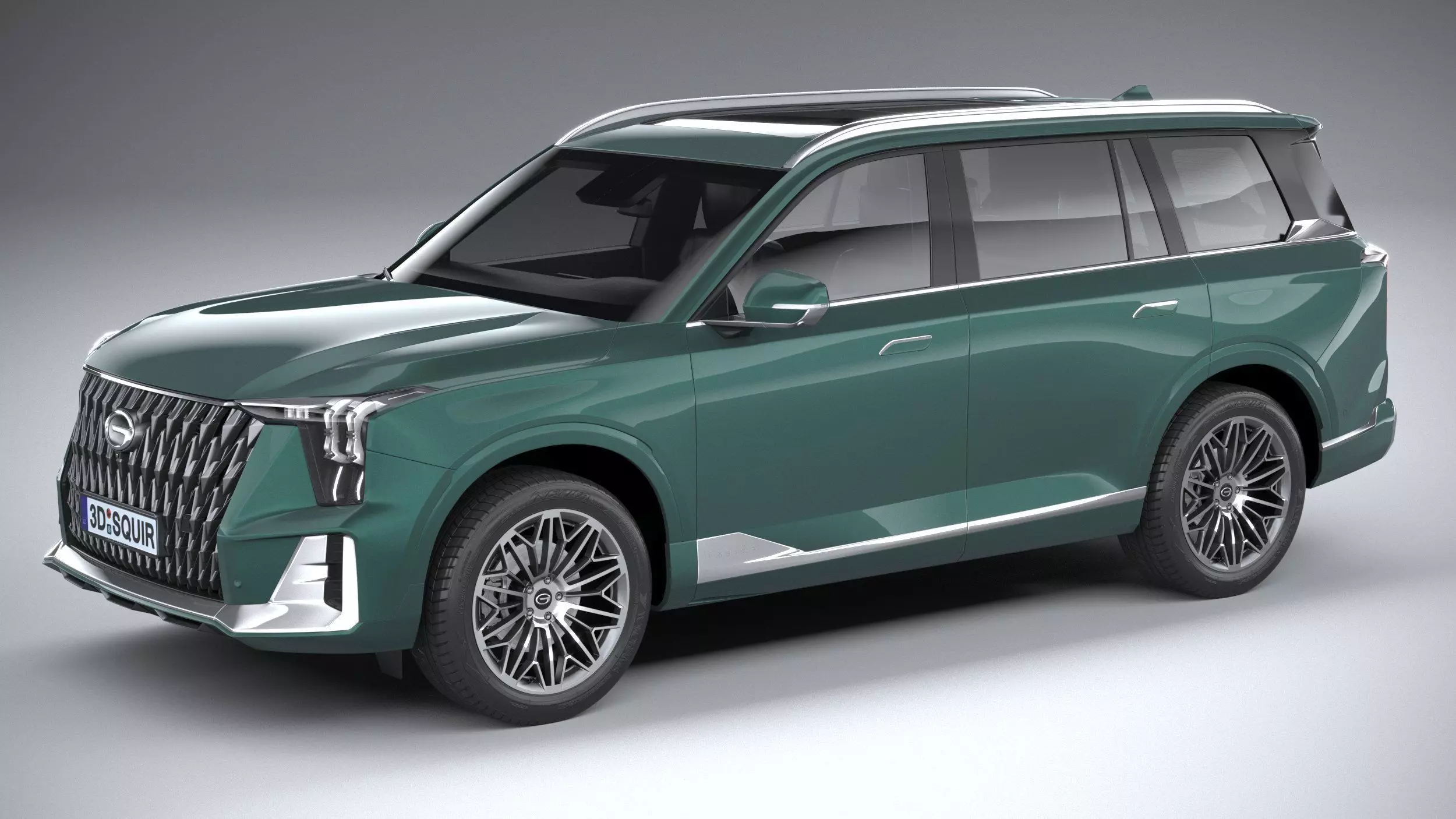 GAC Trumpchi GS8 Hybrid 2022 3D model_0