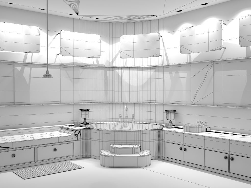 Bathroom 24 3D model_6