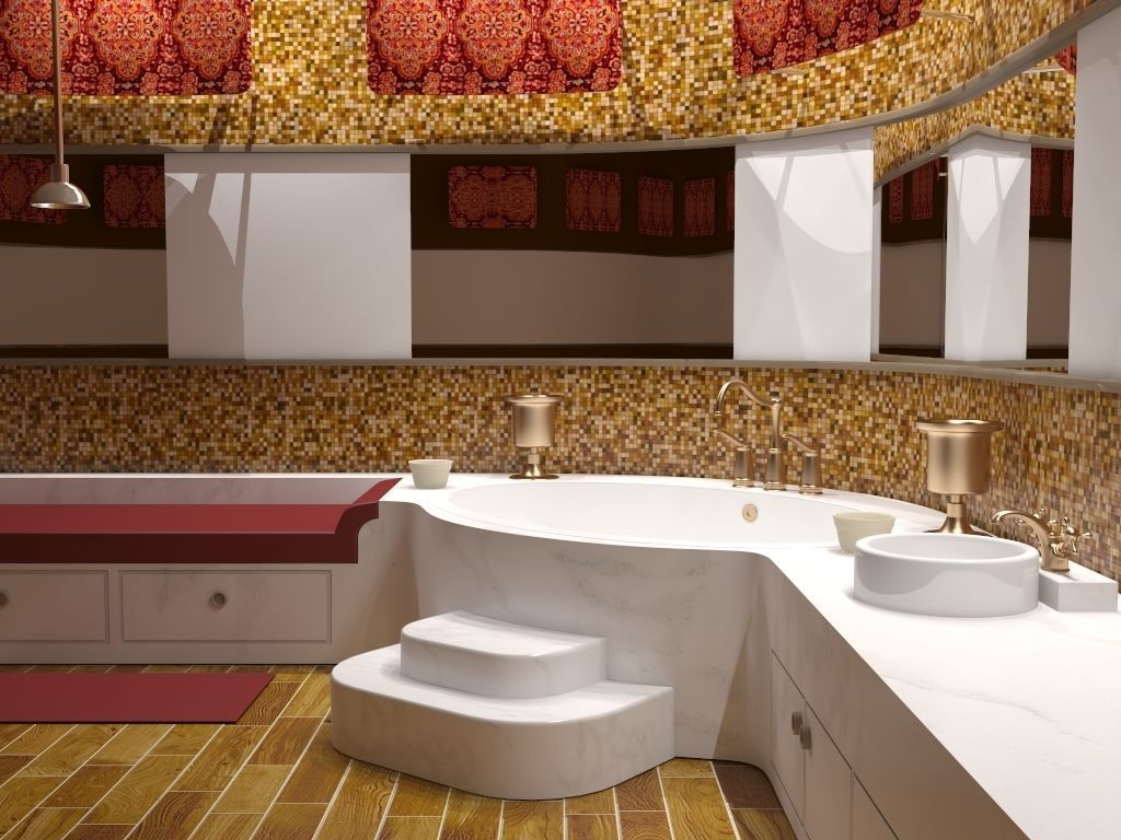 Bathroom 24 3D model_2