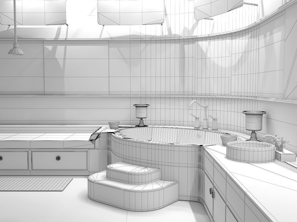 Bathroom 24 3D model_7