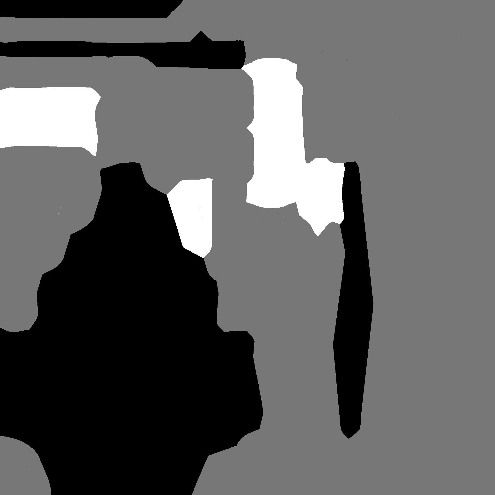 SciFi War Axe A09 Black Camouflage - Sci Fi Weapon Design Low-poly 3D model_23