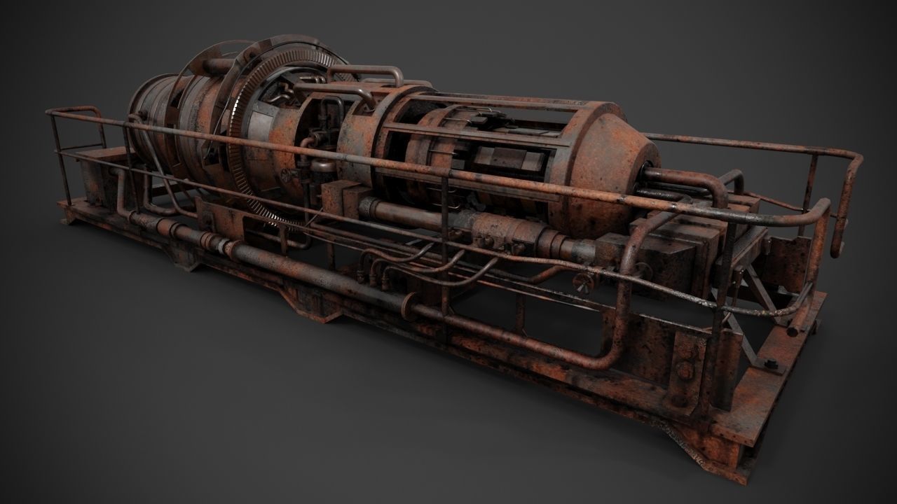 Machinery device 3D model_13