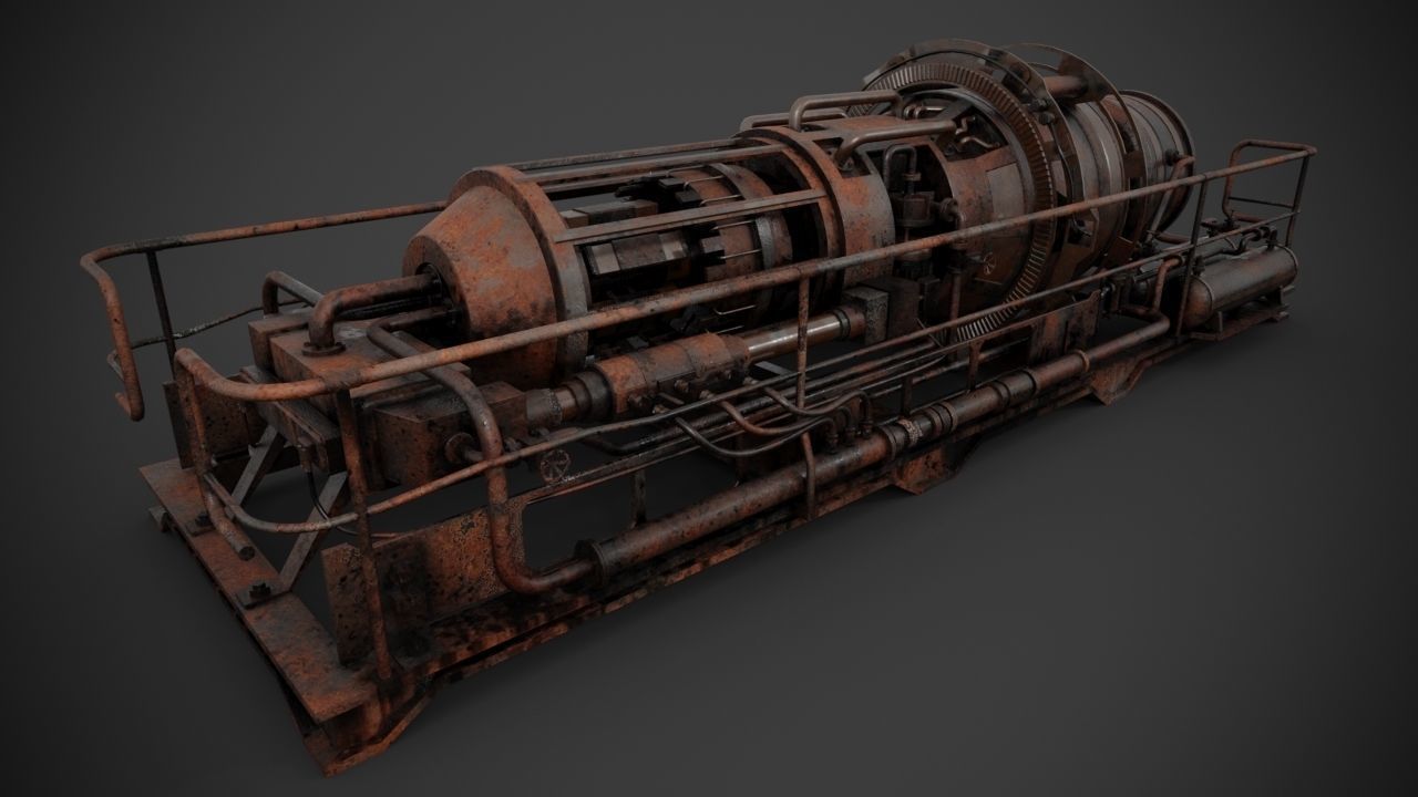 Machinery device 3D model_10