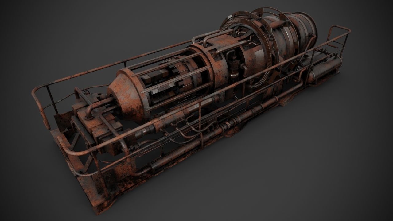 Machinery device 3D model_14