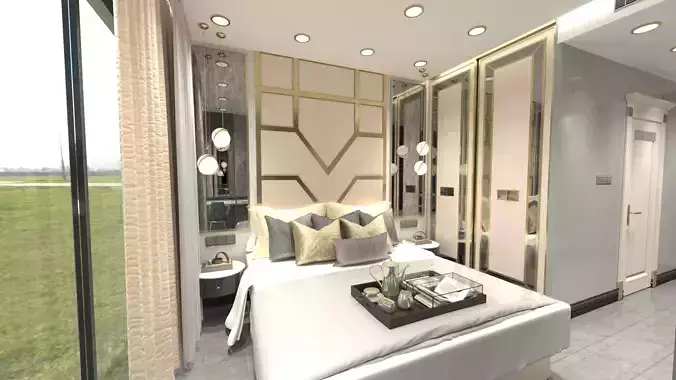 HOTEL ROOM PROF 3D model