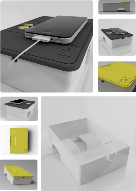 Park and Ride Mobile charging station 3D print model_1