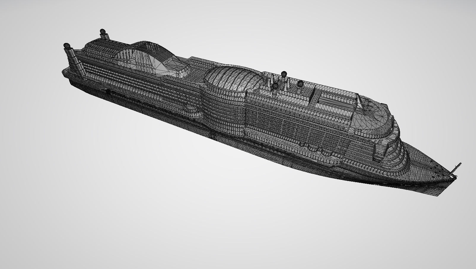 AIDAprima cruise ship 3D print model 3D print model_8