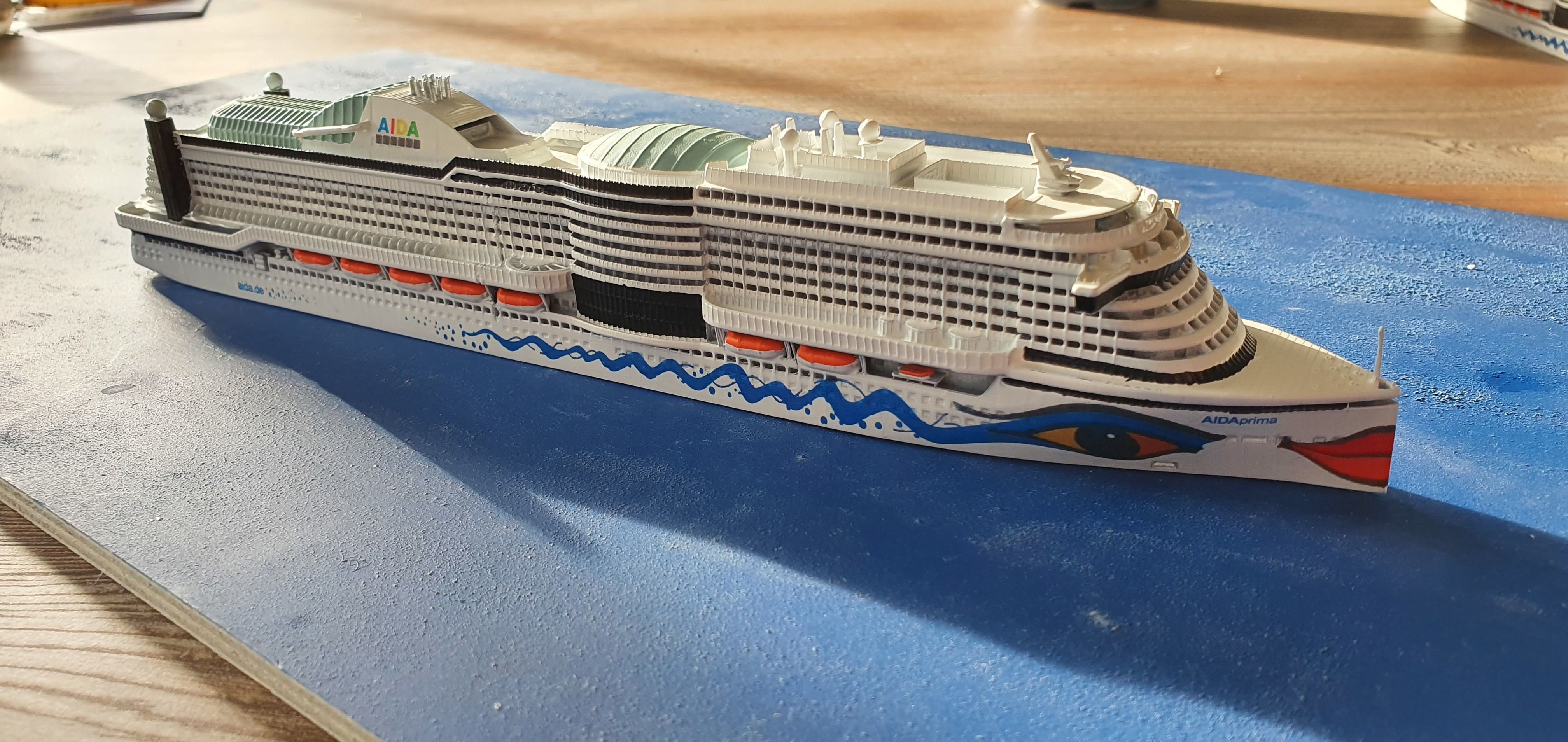 AIDAprima cruise ship 3D print model 3D print model_1