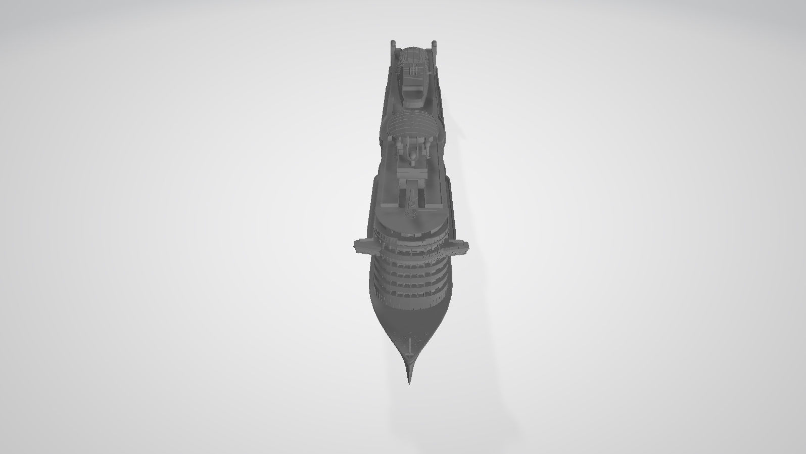 AIDAprima cruise ship 3D print model 3D print model_7