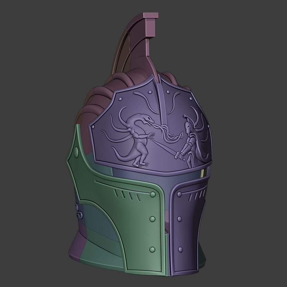 3D File of Faraam Knight armor from Dark Souls 3D print model_4