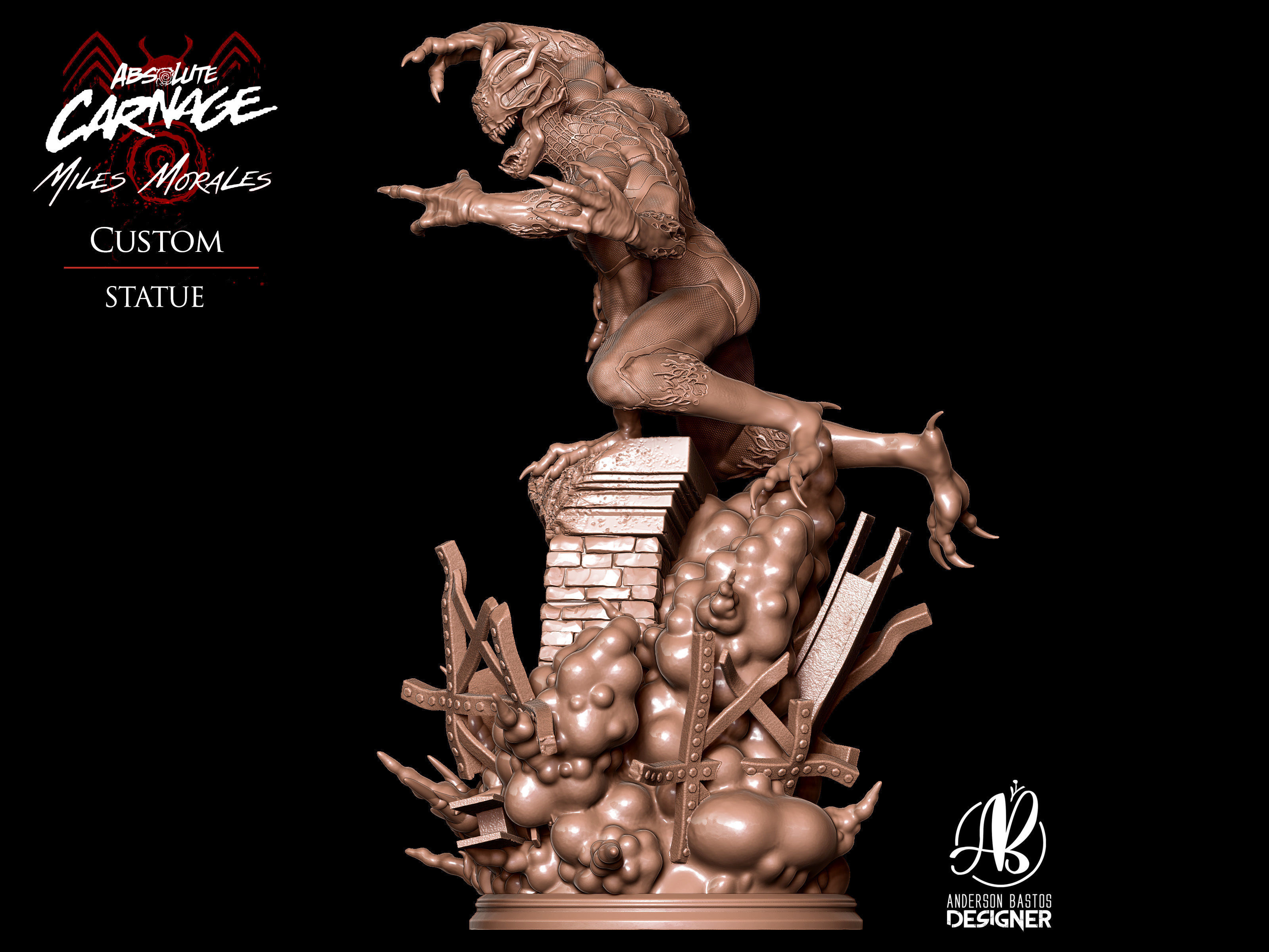 Absolute Carnage - Miles Morales 3D print model_6