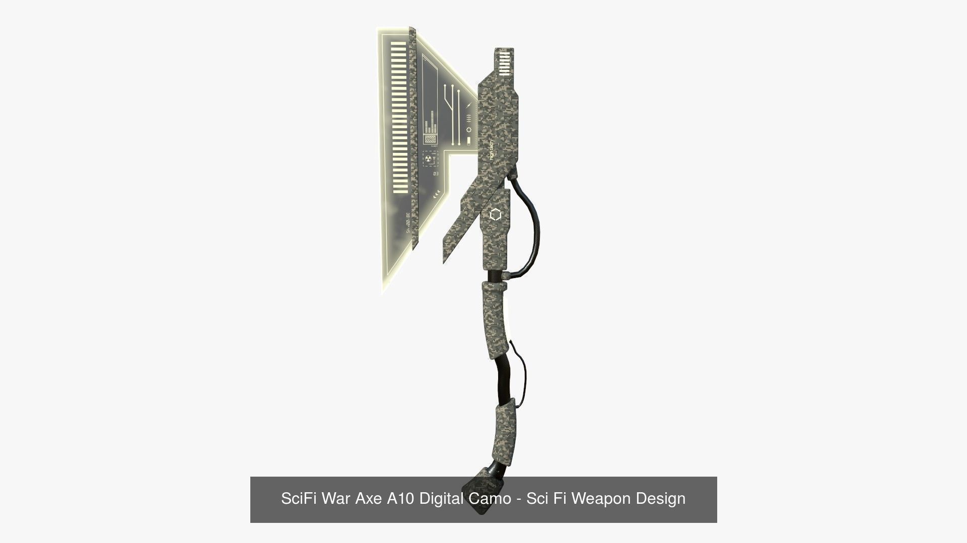 10 SciFi War Axes A Collection - Sci Fi Weapon Design _10