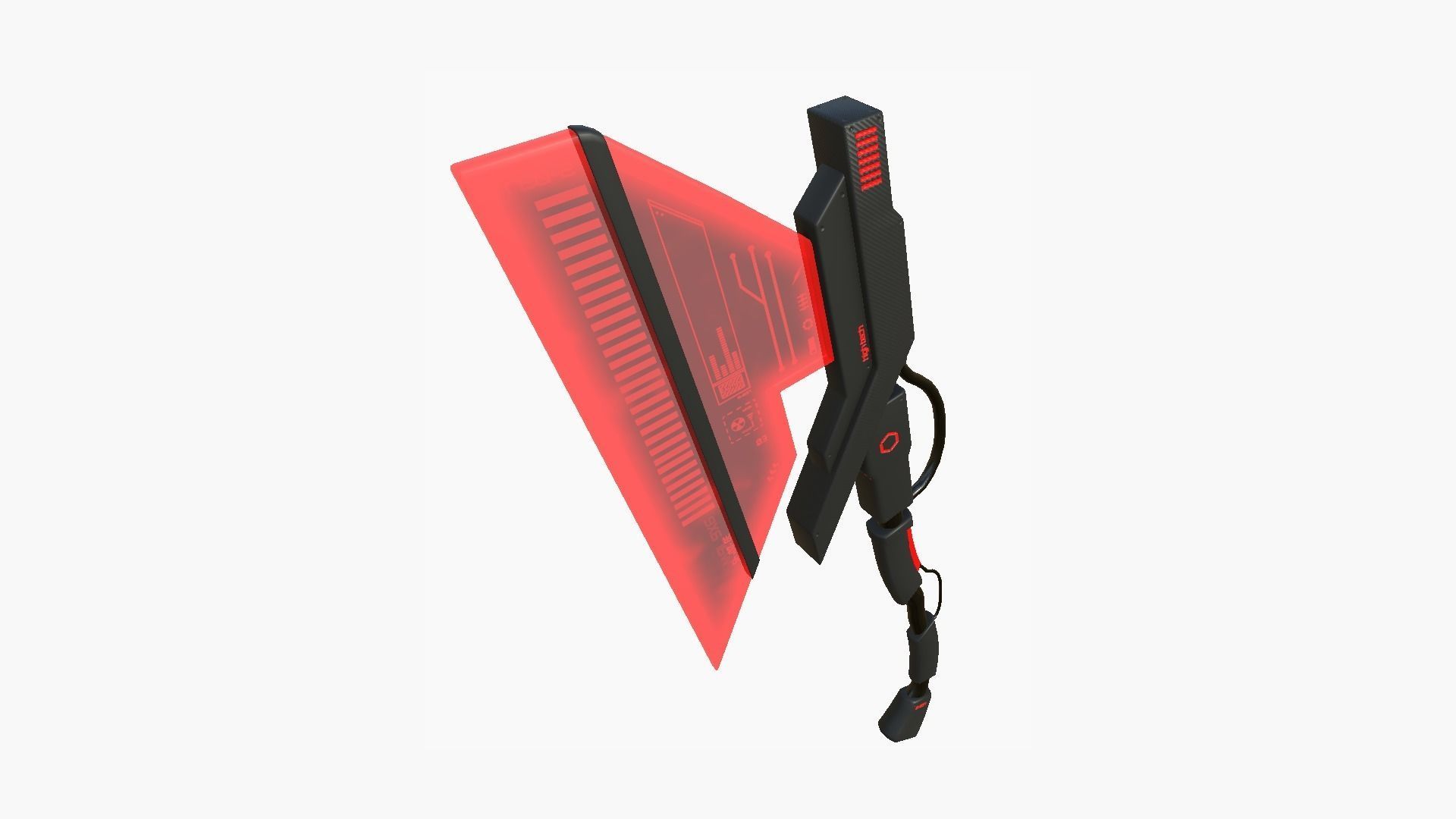 10 SciFi War Axes A Collection - Sci Fi Weapon Design _37