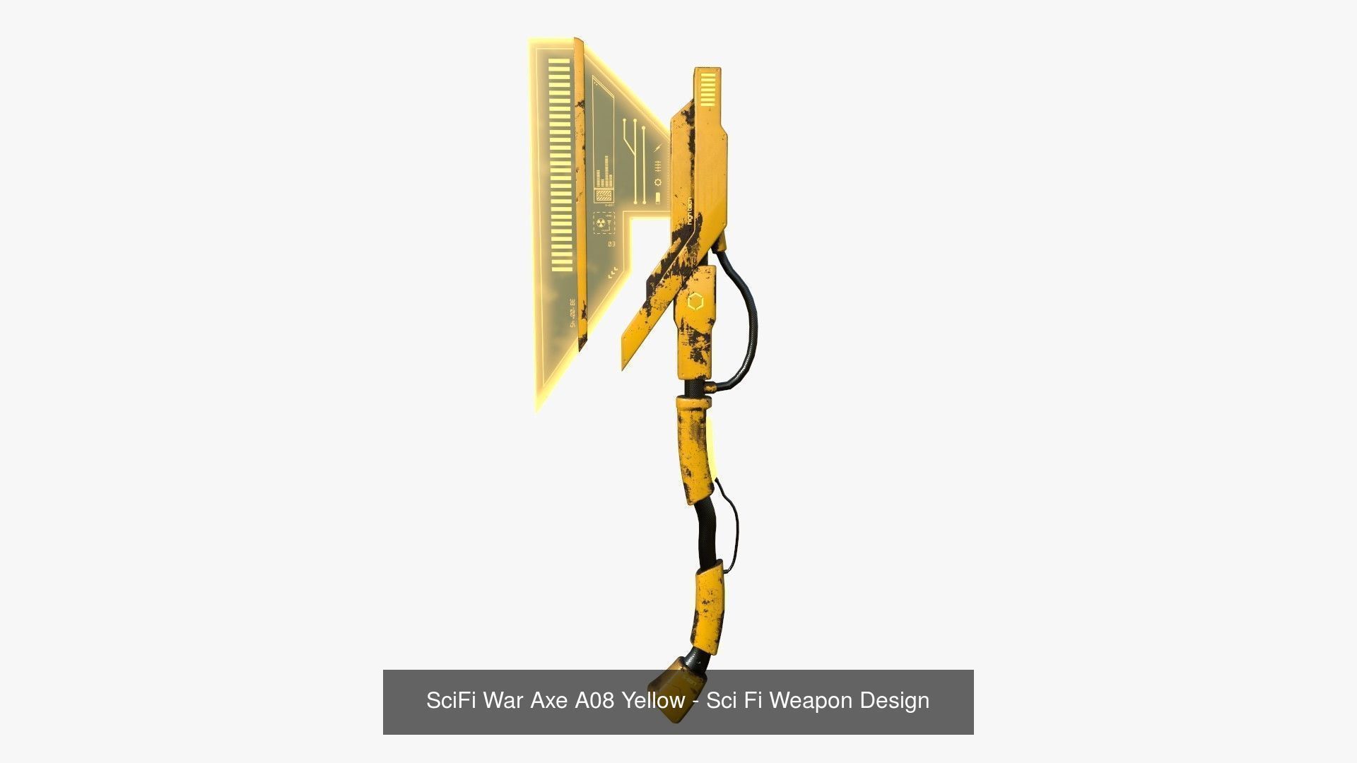 10 SciFi War Axes A Collection - Sci Fi Weapon Design _8