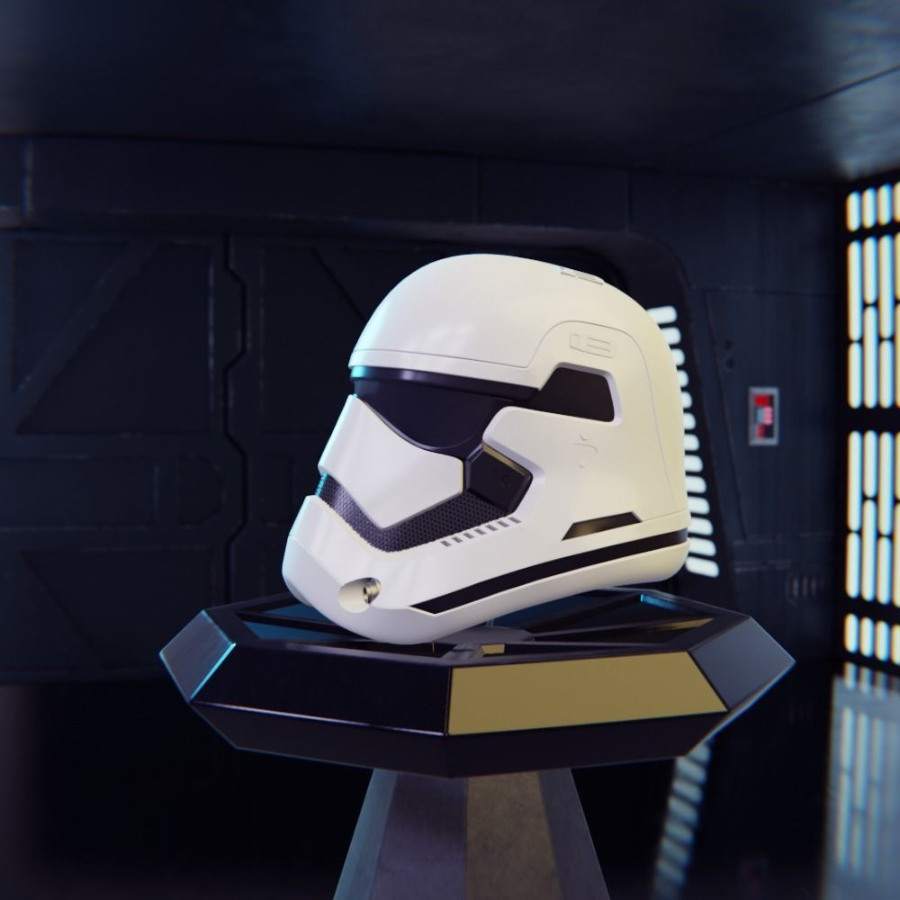First Order Stormtrooper Helmet 3D print model_1