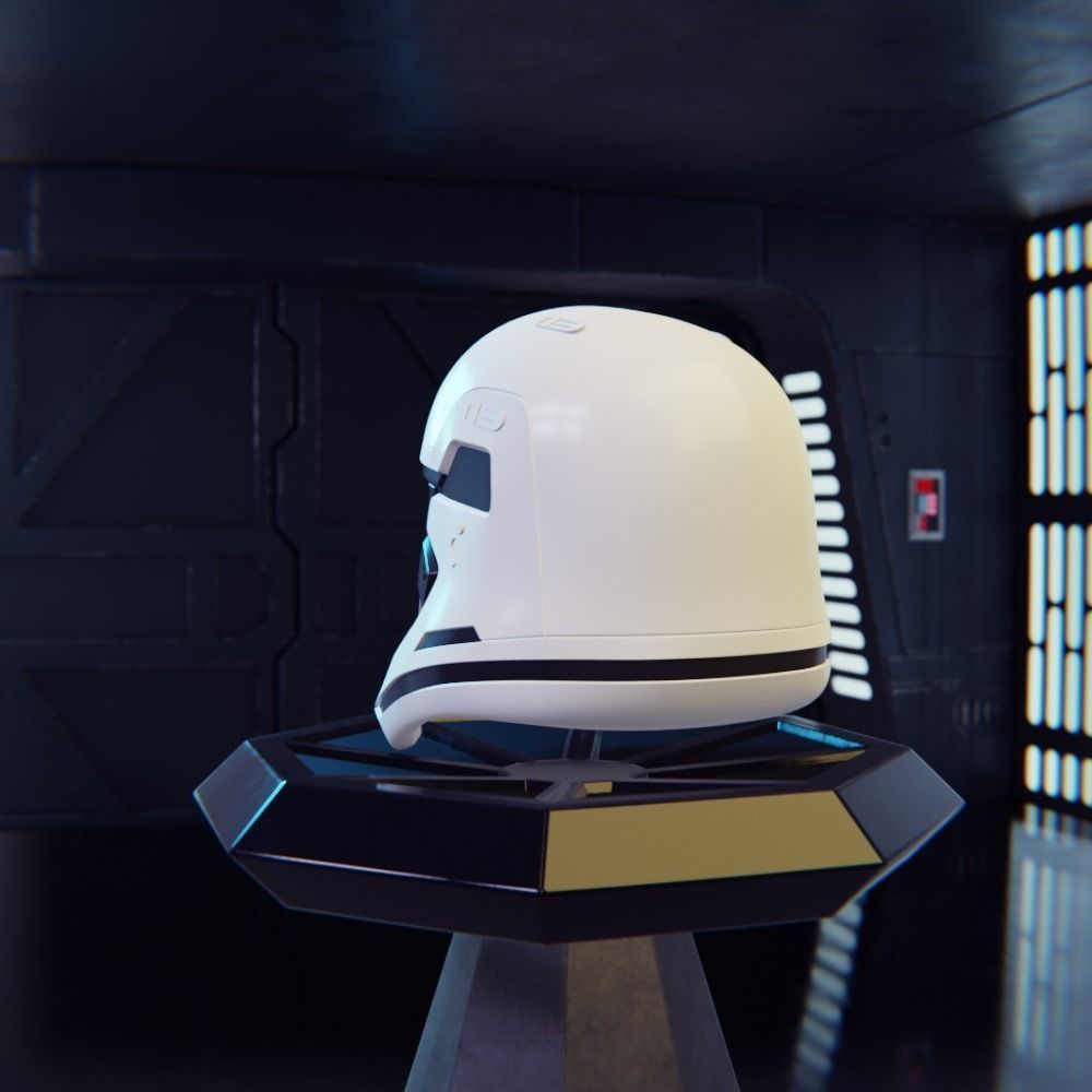 First Order Stormtrooper Helmet 3D print model_2