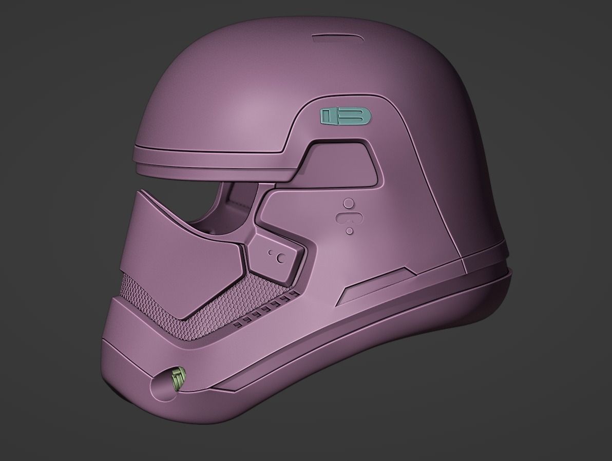 First Order Stormtrooper Helmet 3D print model_4