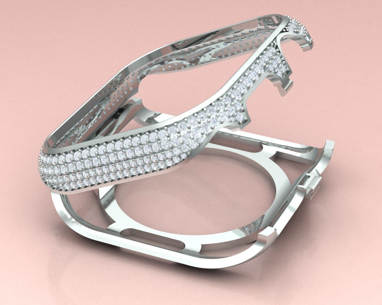 apple watch  41mm  3D print model_4