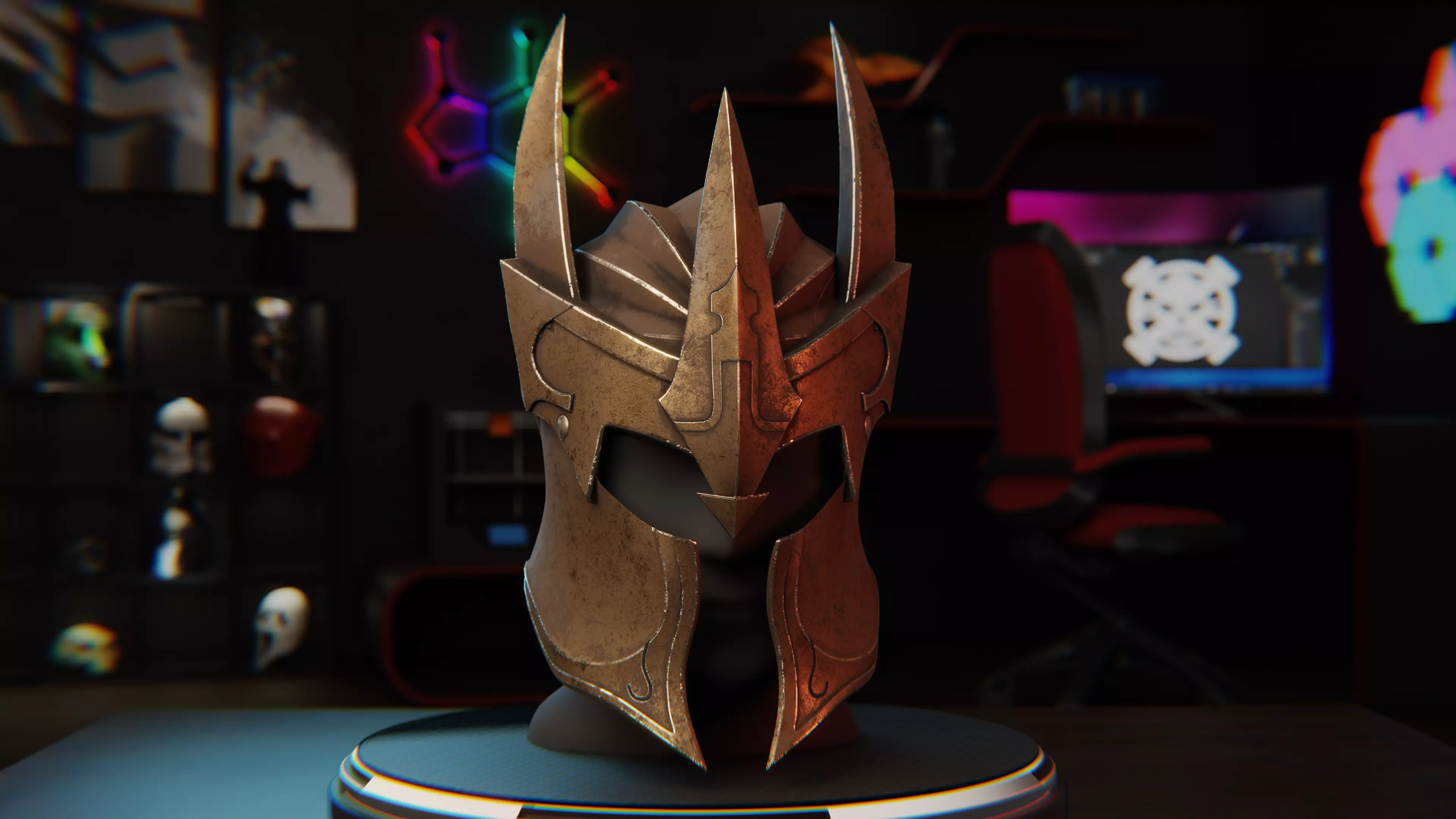 Overlord Helmet 3D print model