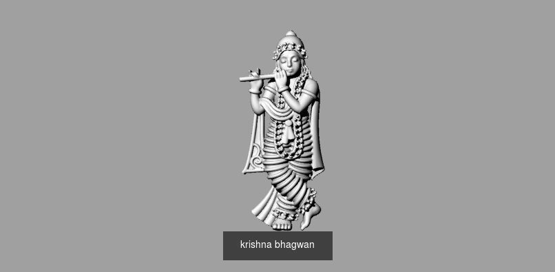 All type of bhagwan murti idol collection stl file only _19