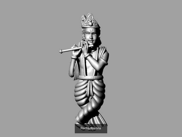 All type of bhagwan murti idol collection stl file only _48