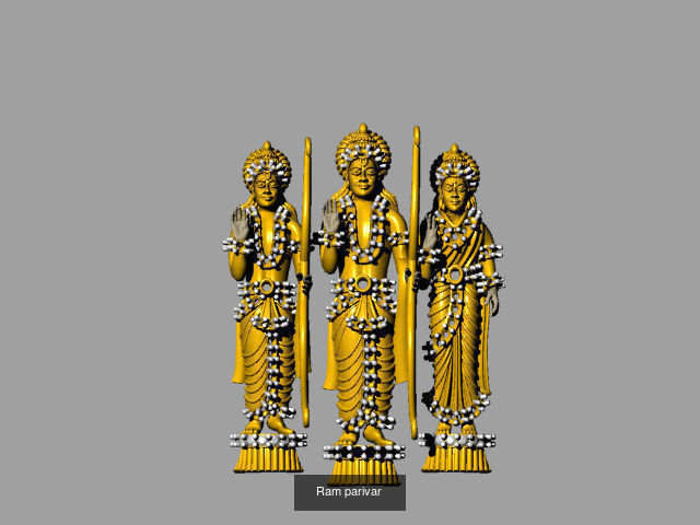 All type of bhagwan murti idol collection stl file only _41