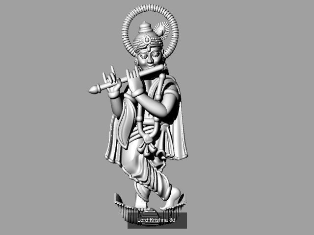 All type of bhagwan murti idol collection stl file only _45