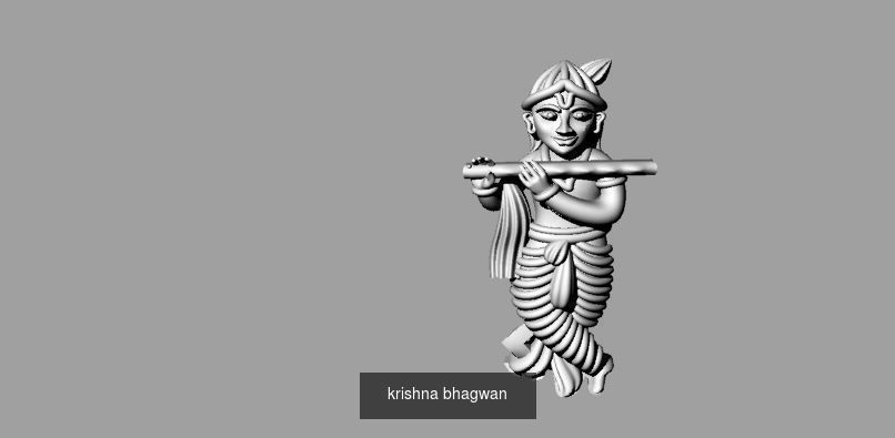 All type of bhagwan murti idol collection stl file only _25