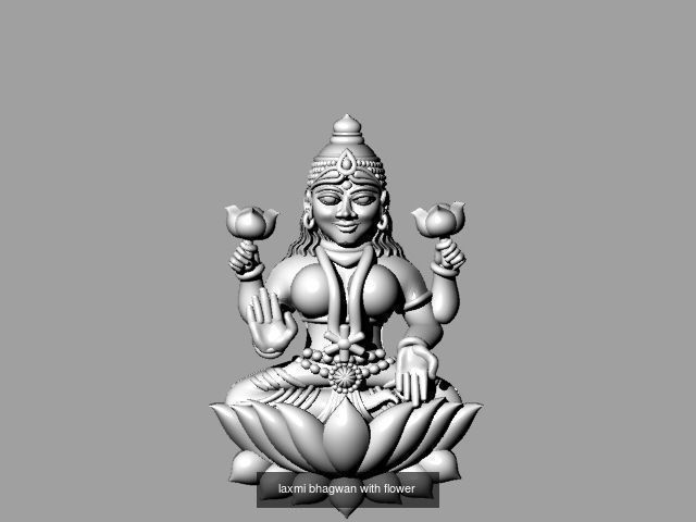 All type of bhagwan murti idol collection stl file only _52