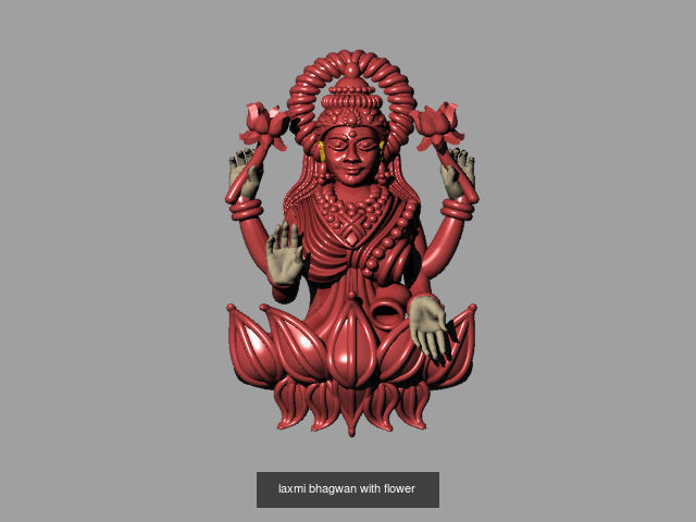 All type of bhagwan murti idol collection stl file only _53