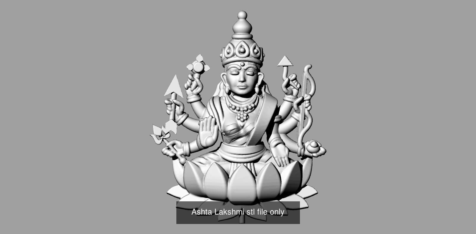 All type of bhagwan murti idol collection stl file only _97