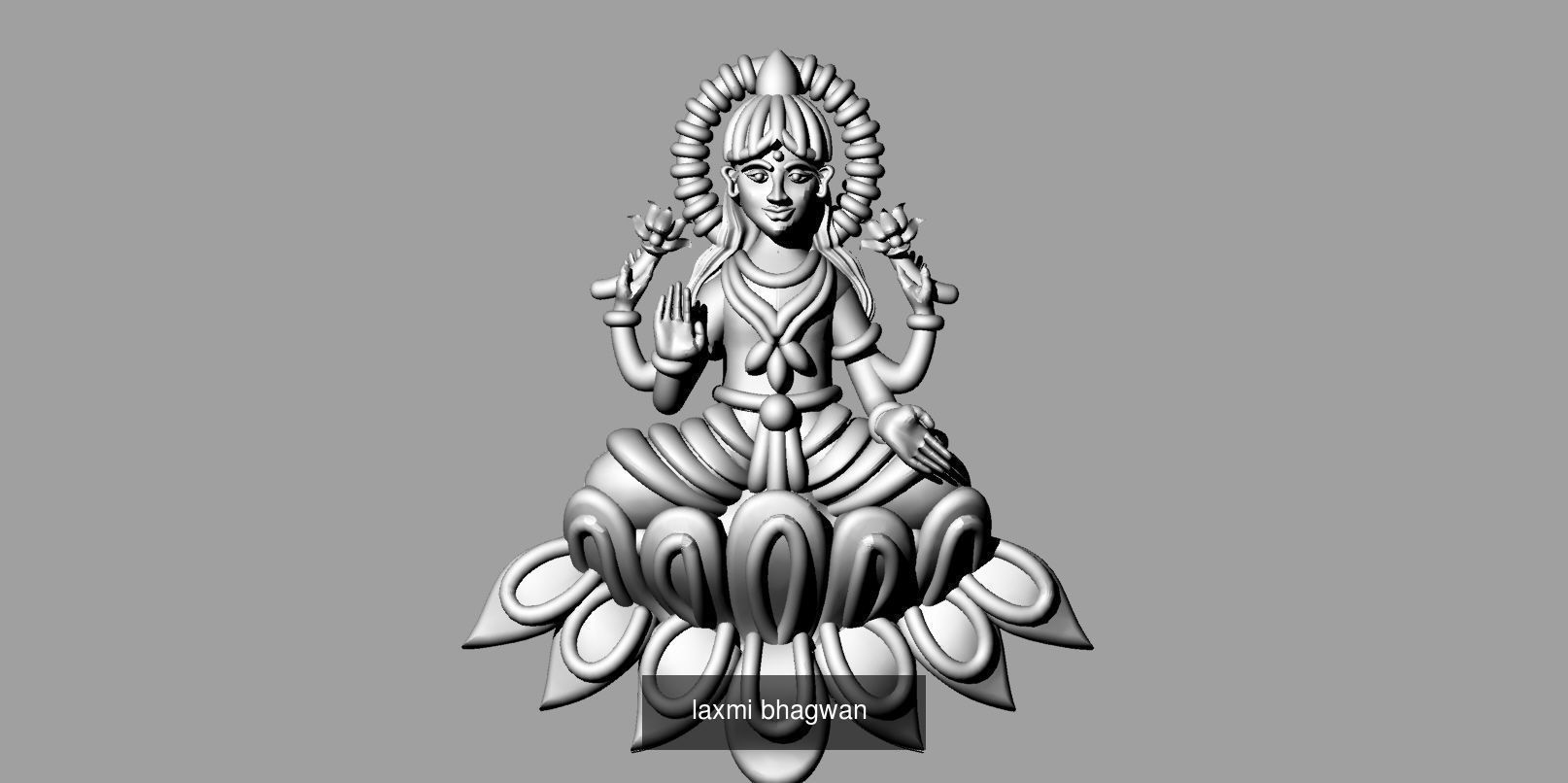 All type of bhagwan murti idol collection stl file only _32