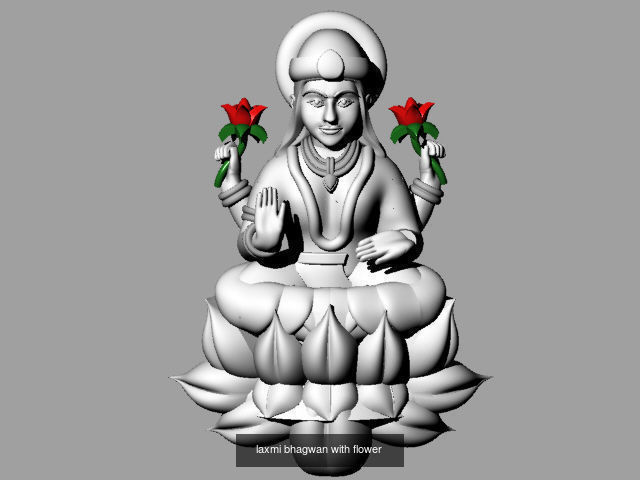 All type of bhagwan murti idol collection stl file only _50