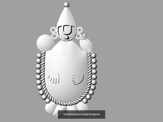 All type of bhagwan murti idol collection stl file only _43