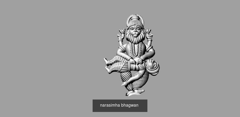 All type of bhagwan murti idol collection stl file only _23