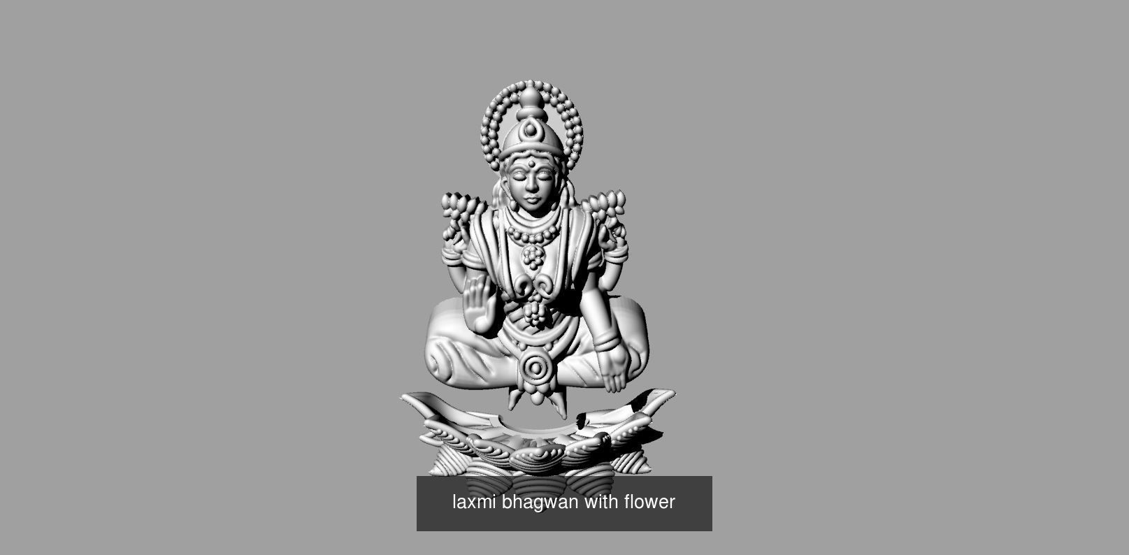 All type of bhagwan murti idol collection stl file only _34