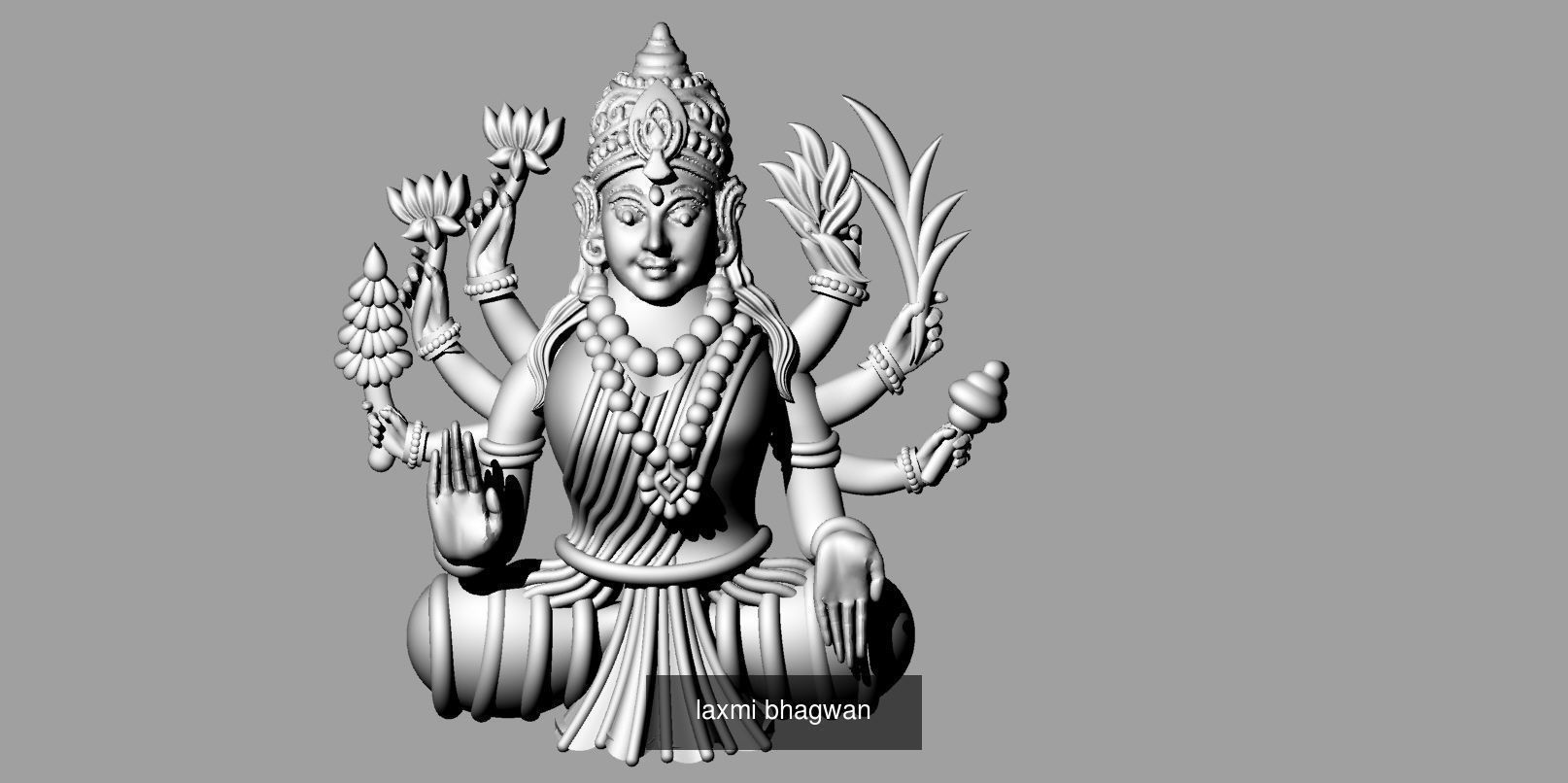 All type of bhagwan murti idol collection stl file only _28