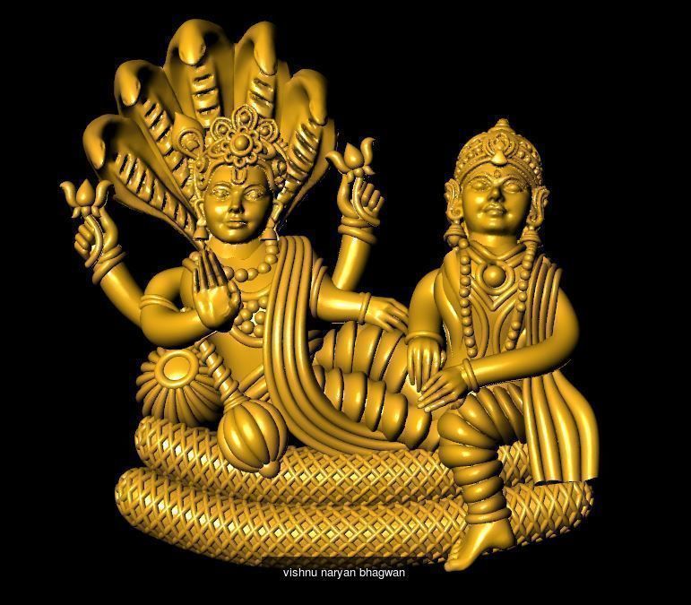 All type of bhagwan murti idol collection stl file only _62