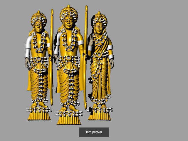 All type of bhagwan murti idol collection stl file only _42