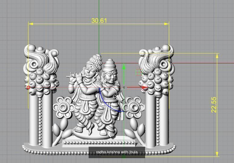 All type of bhagwan murti idol collection stl file only _77