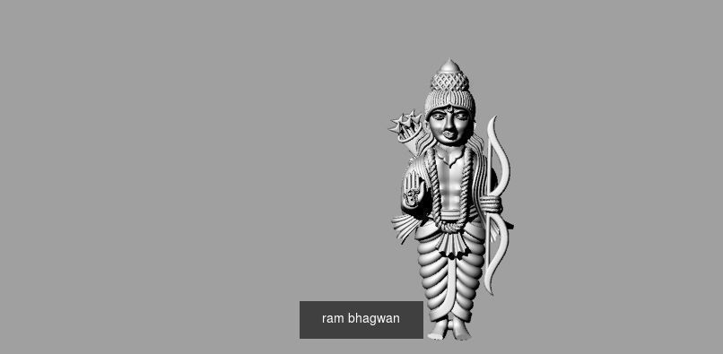 All type of bhagwan murti idol collection stl file only _21