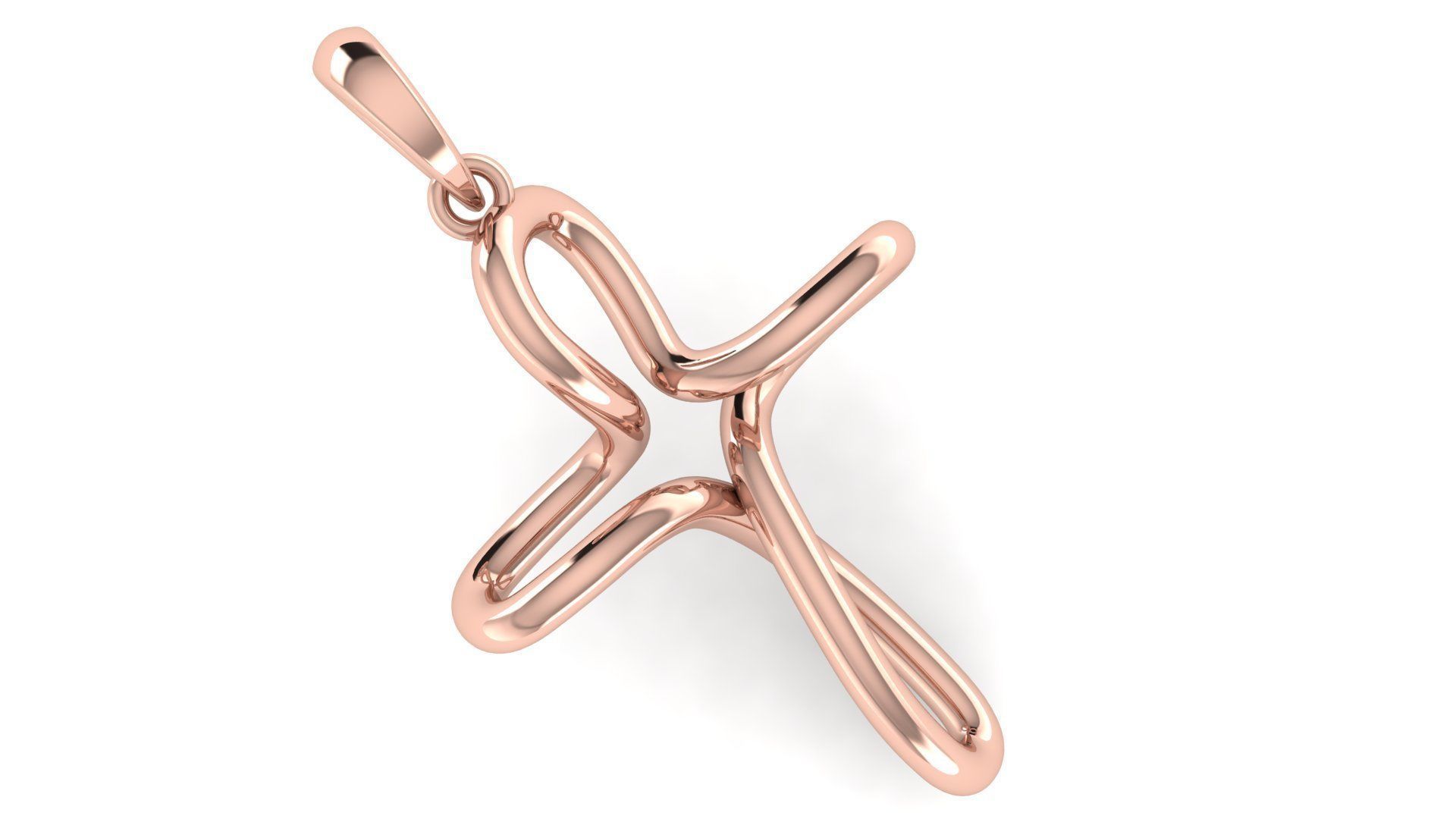 CROSS PENDANT CR170 3D print model_2