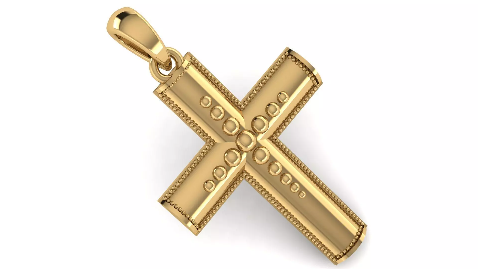 CROSS PENDANT CR171 3D print model_0