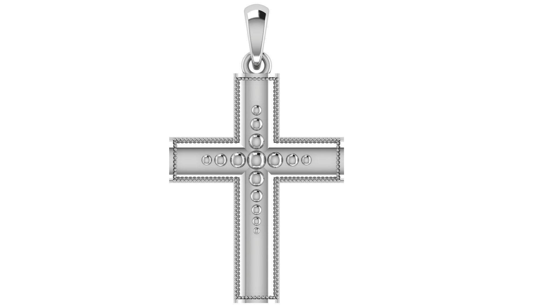 CROSS PENDANT CR171 3D print model_4